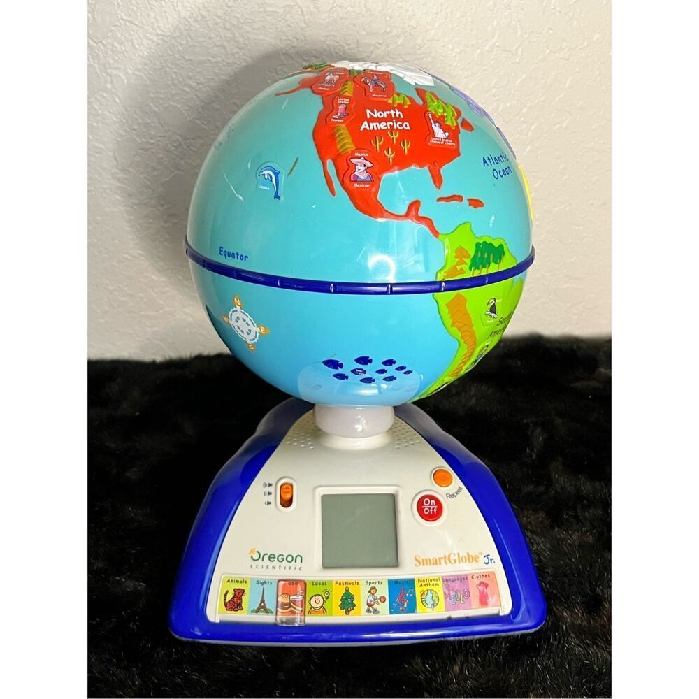 Oregon Scientific Smart Globe Jr. Interactive Touch Electronic World Globe